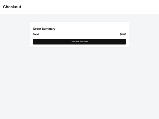 checkout screenshot