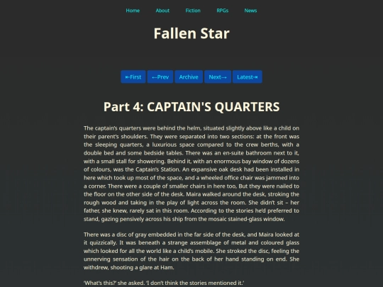 Fiction/Fallen Star/Part Four screenshot