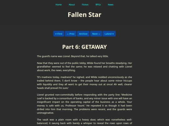 Fiction/Fallen Star/Part Six screenshot