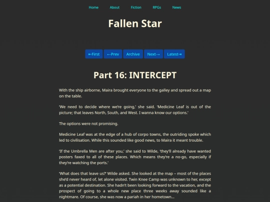 Fiction/Fallen Star/Part Sixteen screenshot