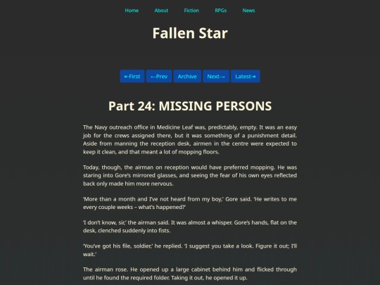 Fiction/Fallen Star/Part Twenty-Four screenshot