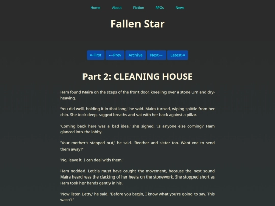 Fiction/Fallen Star/Part Two screenshot