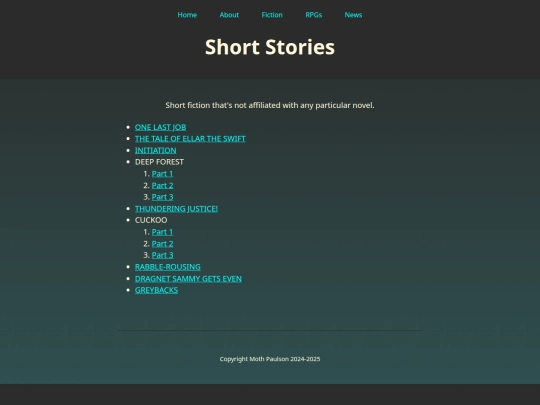 Fiction/Short Stories/Archive screenshot
