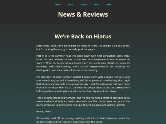 News/2026-08-09 HIATUS 2.0 screenshot