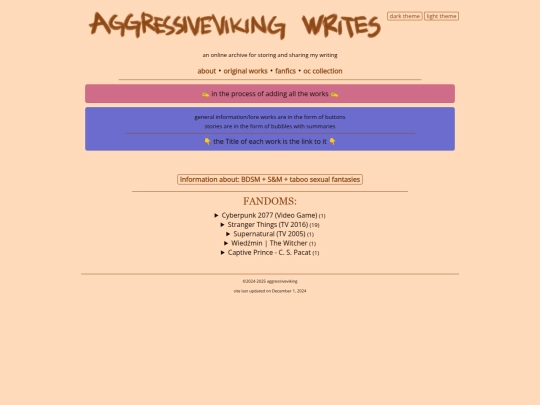 fanfics screenshot