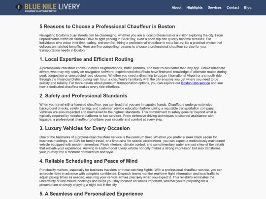 5-reasons-to-choose-a-professional-chauffeur screenshot