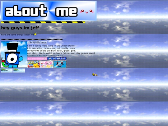 about-me screenshot