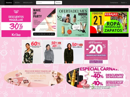 descuentos screenshot