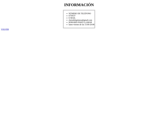 proyecto/informacin screenshot