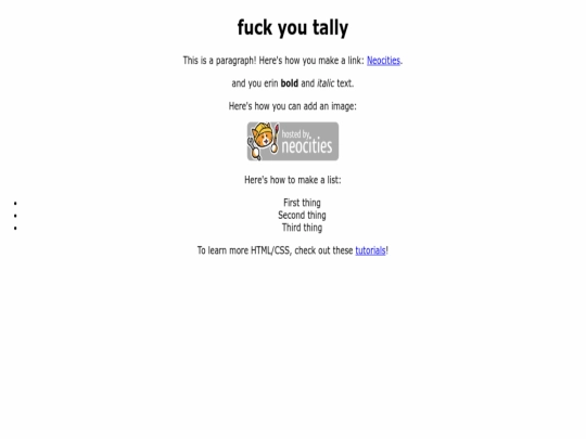 index screenshot