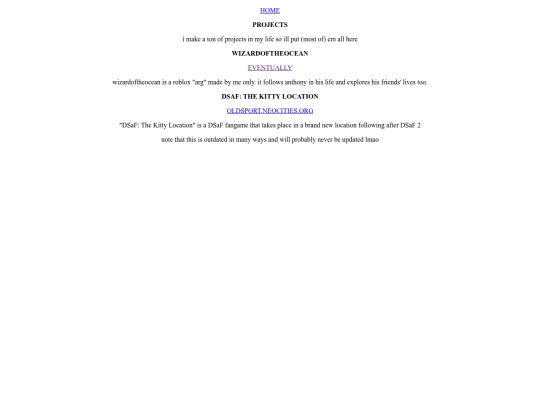 projects screenshot