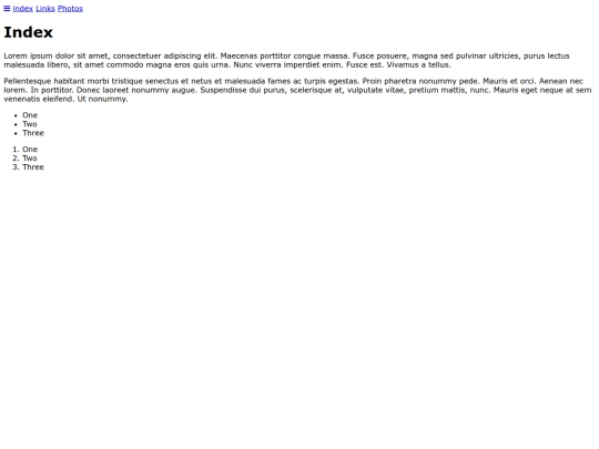 index screenshot