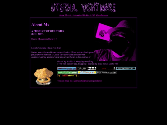 aboutme screenshot