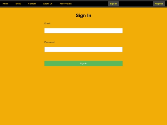 signin screenshot