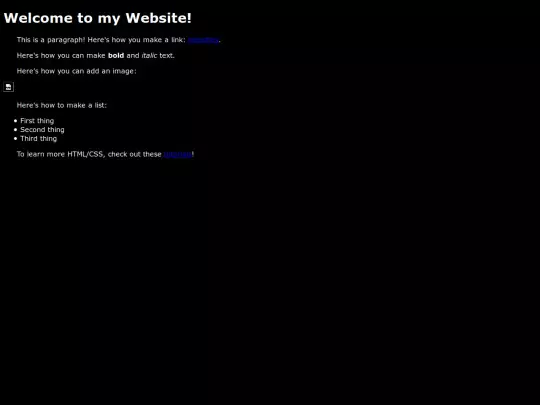 experemental screenshot