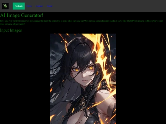 products/imageGenerator screenshot