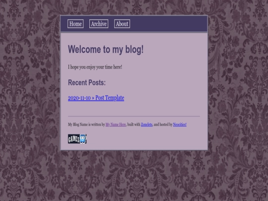 index screenshot