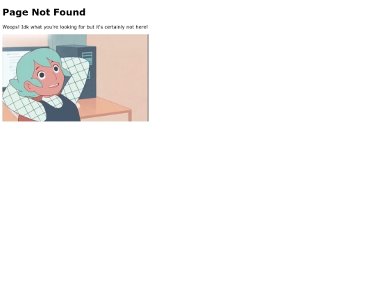 not_found screenshot