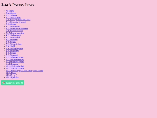 index screenshot