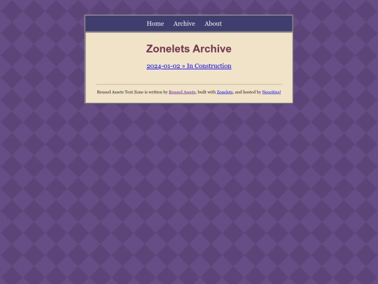 archive screenshot