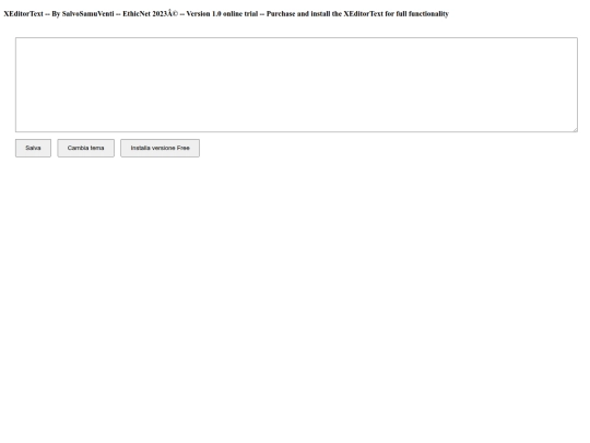 XEditorText screenshot