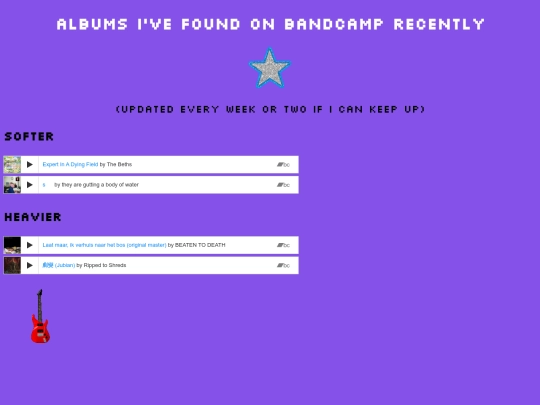 bandcamp-stuff screenshot