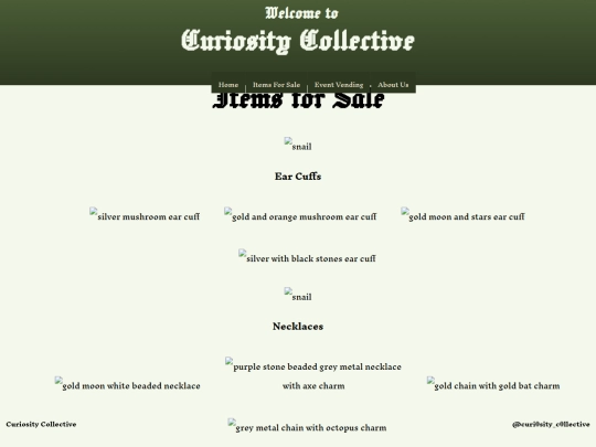 items screenshot