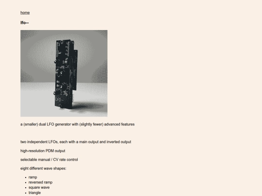 lfo-mm screenshot