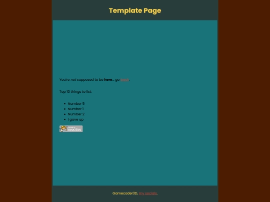 html/template screenshot