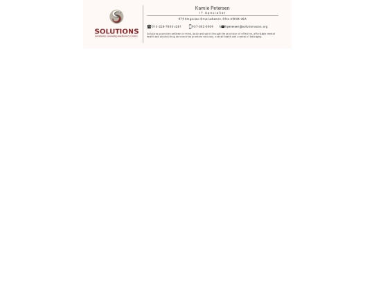 html email screenshot