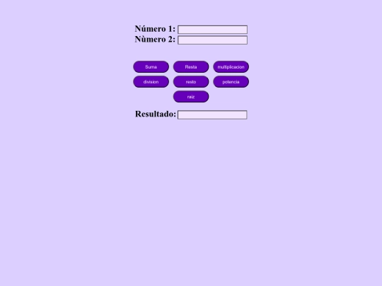 calculadora screenshot