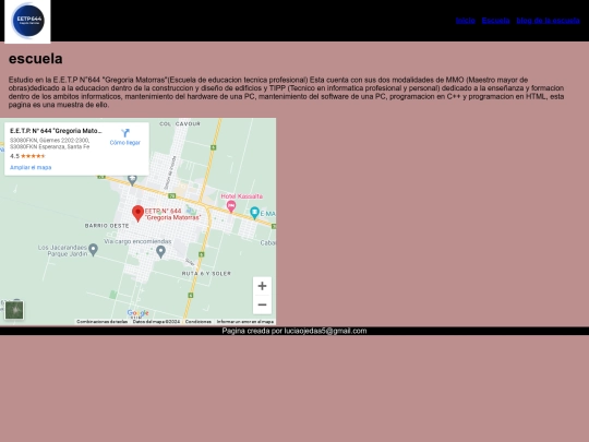 escuela screenshot