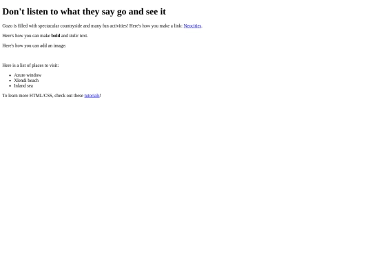 index screenshot