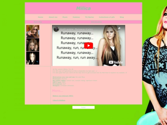 aboutme screenshot