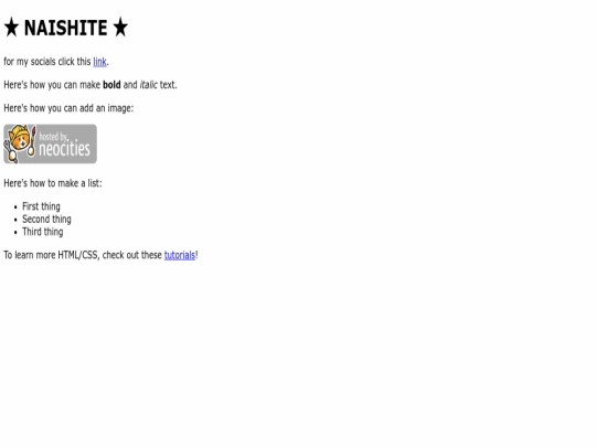 index screenshot