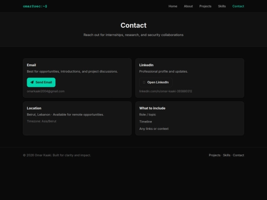 contact screenshot