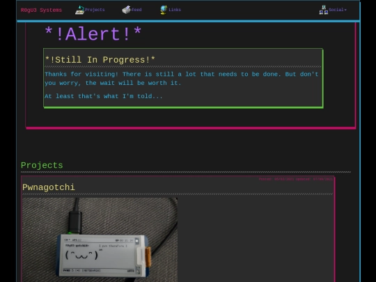 projects screenshot