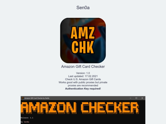 amazon-gc-checker screenshot