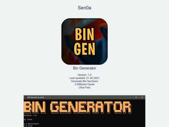 bin-generator screenshot