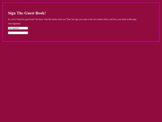 Guest_Book screenshot
