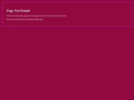 not_found screenshot