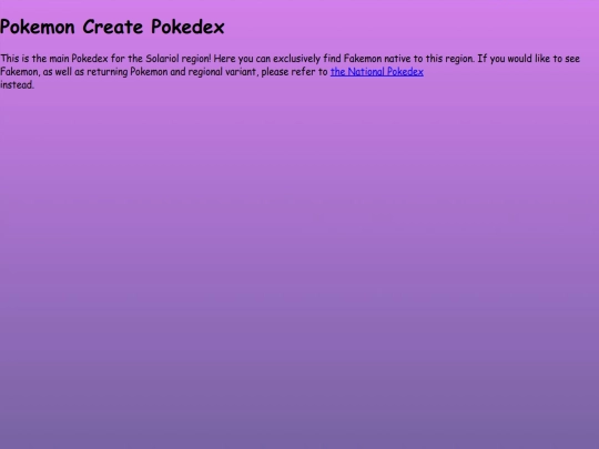 Main Pokedex screenshot
