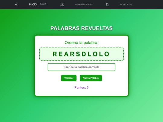 PROYECTO A/pag/palabras revueltas screenshot