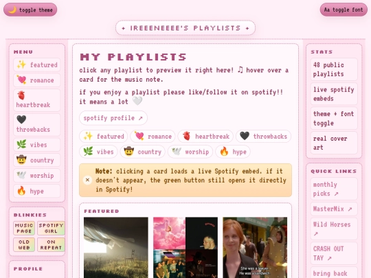 playlist_page_inspired screenshot