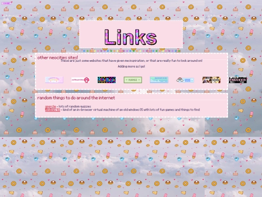 pages/links screenshot