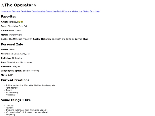 aboutme screenshot