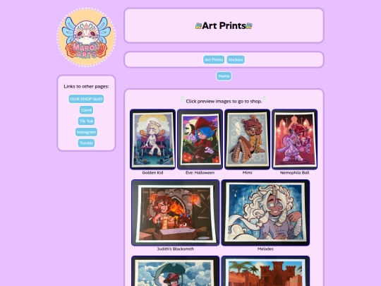 pages/artprintscatalog screenshot