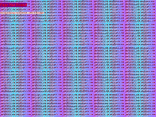 not_found screenshot