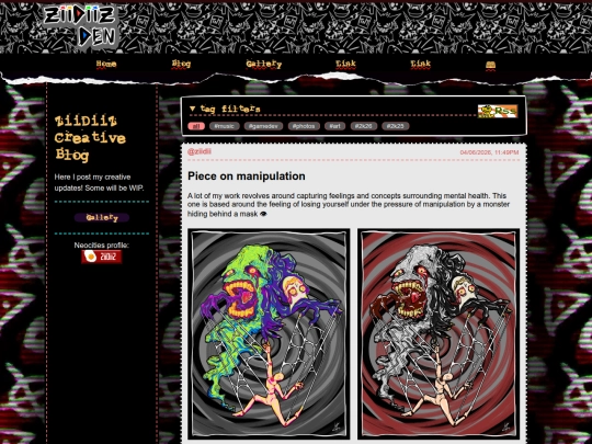 blog screenshot