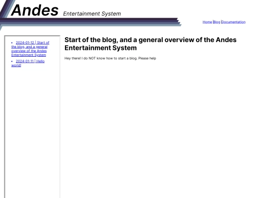 blog screenshot